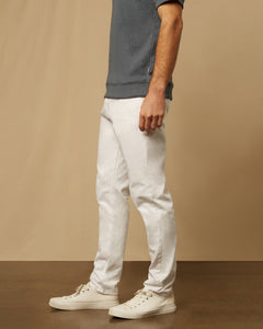 Summer Denim Pant in White - 6 - Onia