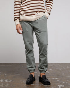 Corduroy E-Waist Jogger in Sage - 2 - Onia