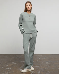 Waffle Henley in Sage - 6 - Onia