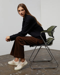 Wide Leg Corduroy Carpenter Pant in Bison - 4 - Onia