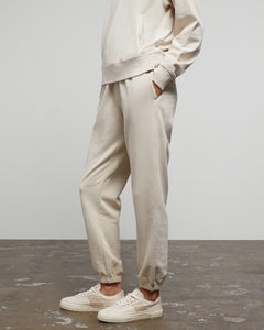 Garment Dye Terry Jogger in Swan - 4 - Onia