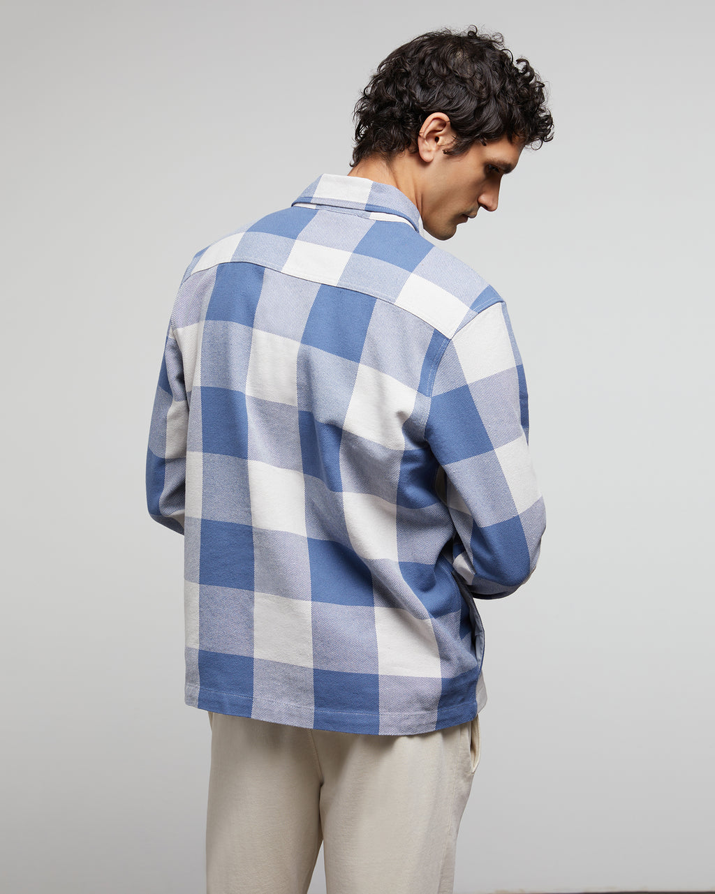 Vintage Blue Buffalo Plaid