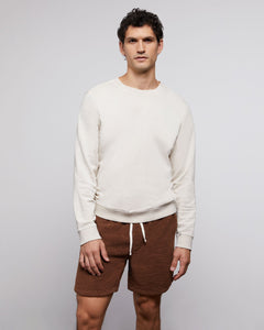 Garment Dye Terry Sweatshirt in Swan - 1 - Onia