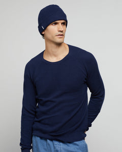 Waffle Cashmere Boxset in Deep-Navy - 3 - Onia