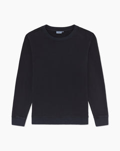Garment Dye Terry Sweatshirt in Black - 2 - Onia