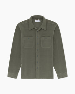 Polar Fleece Overshirt in Sage - 2 - Onia