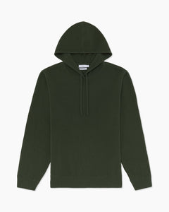 100% Cashmere Hooded Pullover in Sage - 1 - Onia