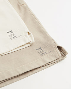 Garment Dye Terry Short in White - 3 - Onia