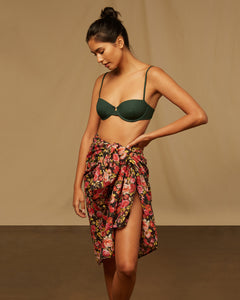 Dalia Bikini Top in Forest Green - 6 - Onia