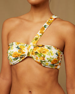 Lauren Bikini Top in White Multi - 1 - Onia