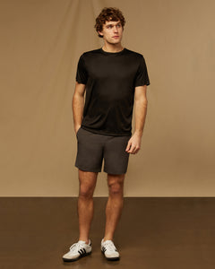 Pull-On Tech Short in Charcoal - 2 - Onia