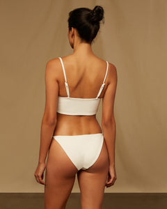 Veronica Bikini Top in Off White - 4 - Onia