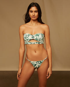Lara Bikini Top in Forest Green Multi - 4 - Onia