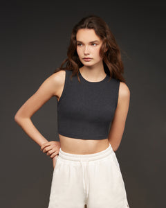 Everyday Tank in Dark Heather Grey - 1 - Onia