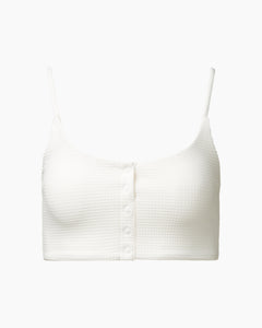 Veronica Bikini Top in Off White - 2 - Onia