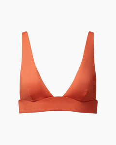Mallory Bikini Top in Burnt Ochre - 2 - Onia