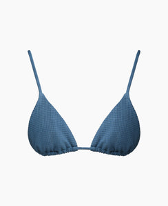 Alexa Bikini Top in Dark Denim - 2 - Onia
