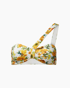 Lauren Bikini Top in White Multi - 2 - Onia