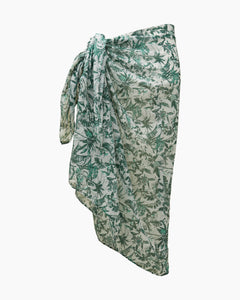 Voile Pareo in Forest Green Multi - 1 - Onia