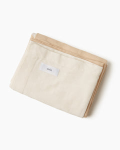 Linen Blanket in Sand White - 1 - Onia