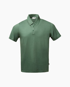 Cotton Modal Polo in Spruce - 1 - Onia