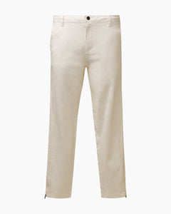 Stretch Linen Traveler Pant in White - 2 - Onia